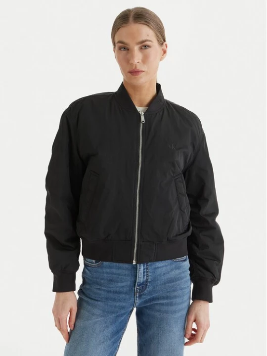 Obrázek produktu Calvin Klein Jeans Bunda bomber Essential LV047F505G Černá Regular Fit