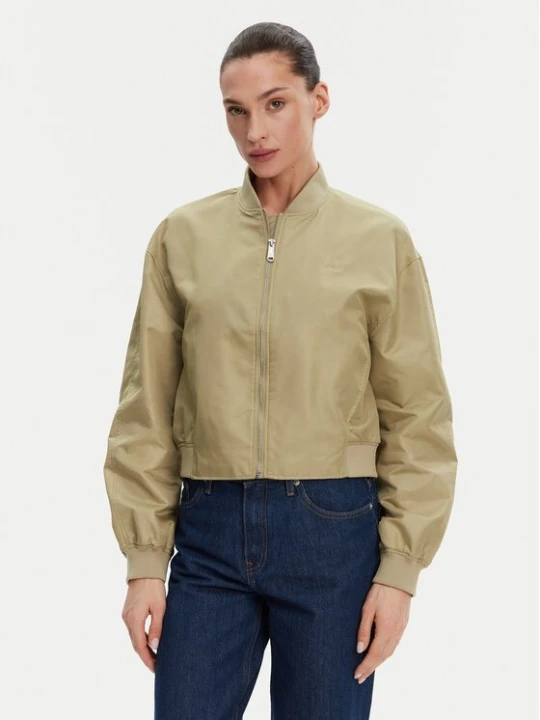 Obrázek produktu Calvin Klein Jeans Bunda bomber Hero LV047B528G Béžová Relaxed Fit