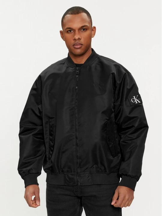 Obrázek produktu Calvin Klein Jeans Bunda bomber J30J325110 Černá Relaxed Fit