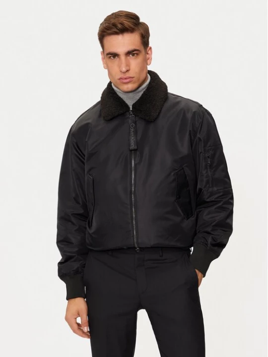 Obrázek produktu Calvin Klein Jeans Bunda bomber J30J326108 Černá Regular Fit