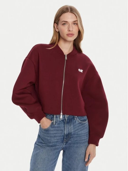 Obrázek produktu Calvin Klein Jeans Bunda bomber LV047C524G Bordó Oversize
