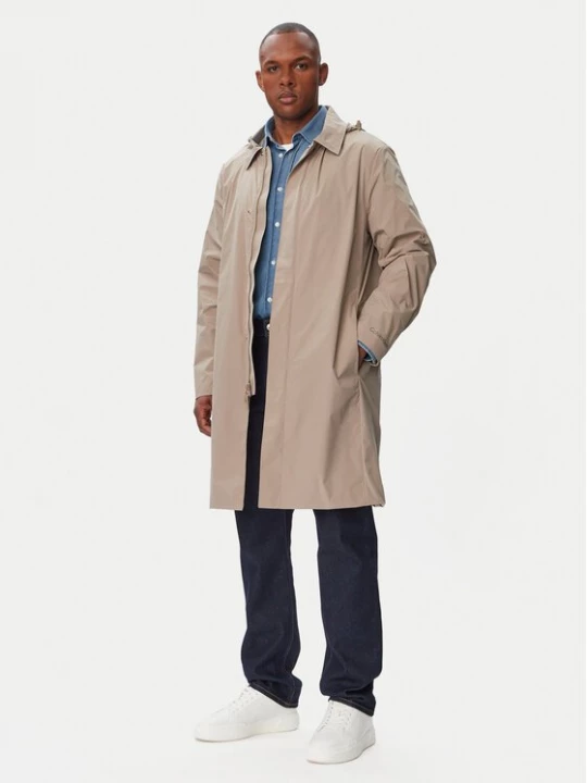 Obrázek produktu Calvin Klein Jeans Kabát pro přechodné období LV04LG505G Tmavě béžová Regular Fit