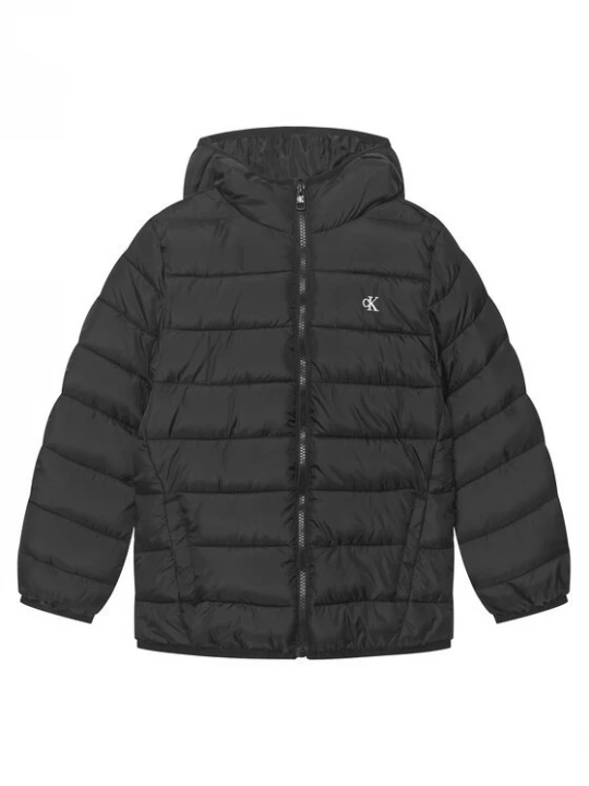 Obrázek produktu Calvin Klein Jeans Bunda pro přechodné období Ck Monogram LVCKTJM15B Černá Regular Fit