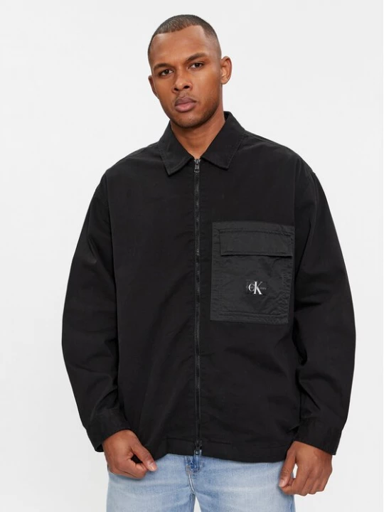 Obrázek produktu Calvin Klein Jeans Bunda pro přechodné období Mix Media J30J324617 Černá Regular Fit