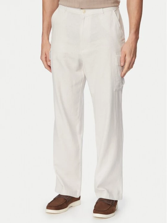 Obrázek produktu Calvin Klein Jeans Cargo kalhoty LV04RF611G Světle béžová Relaxed Fit