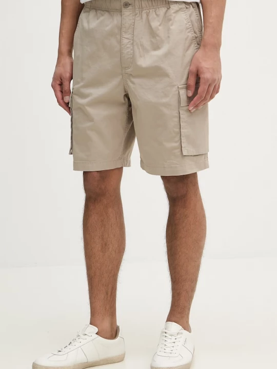Obrázek produktu Calvin Klein Jeans cargo šortky pánské bavlněné s elastanem béžová
