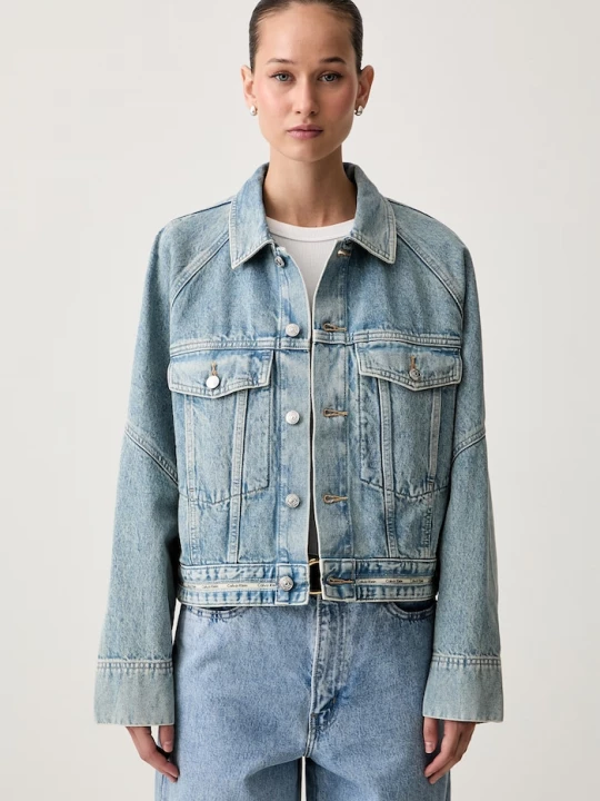 Obrázek produktu Calvin Klein Jeans dámská džínová bunda džínová modrá