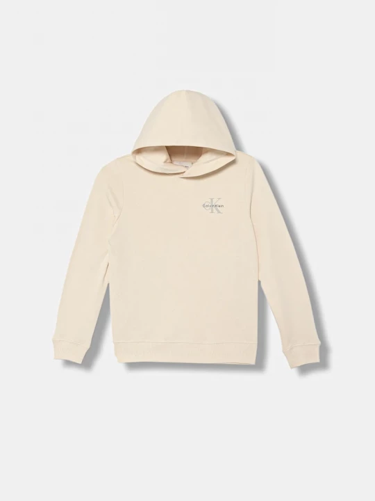 Obrázek produktu Calvin Klein Jeans Dětská bavlněná mikina Calvin Klein Jeans béžová