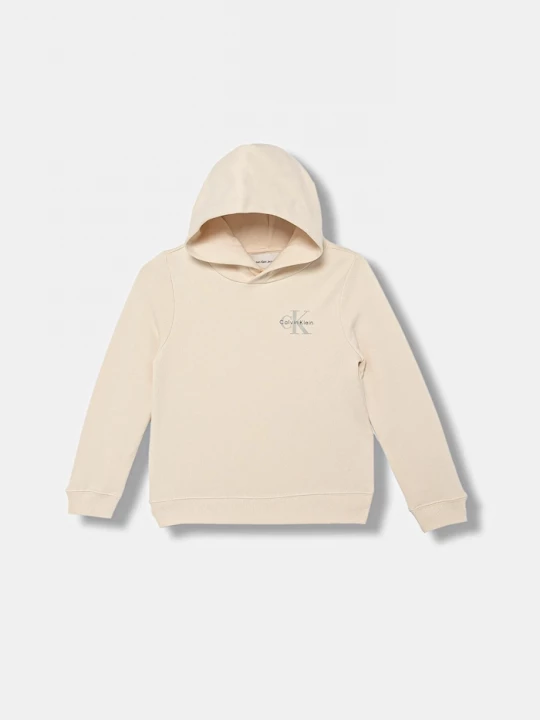 Obrázek produktu Calvin Klein Jeans Dětská bavlněná mikina Calvin Klein Jeans béžová