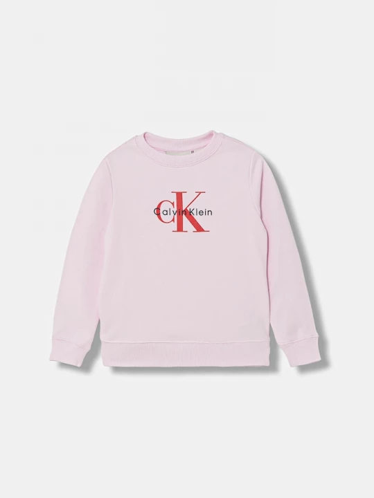 Obrázek produktu Calvin Klein Jeans Dětská bavlněná mikina Calvin Klein Jeans růžová