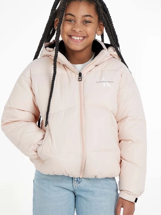 Obrázek produktu Calvin Klein Jeans Dětská bunda Calvin Klein Jeans růžová