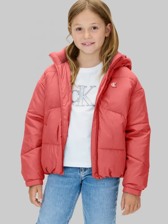 Obrázek produktu Calvin Klein Jeans Dětská bunda Calvin Klein Jeans růžová