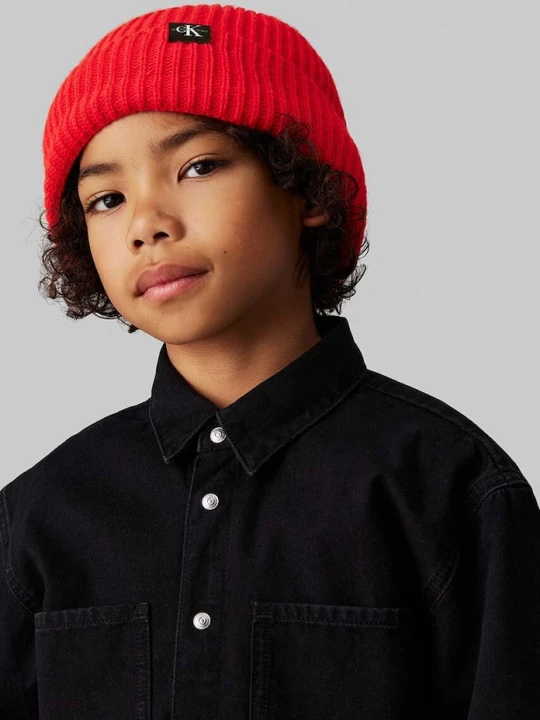 Obrázek produktu Calvin Klein Jeans Dětská čepice Calvin Klein Jeans červená