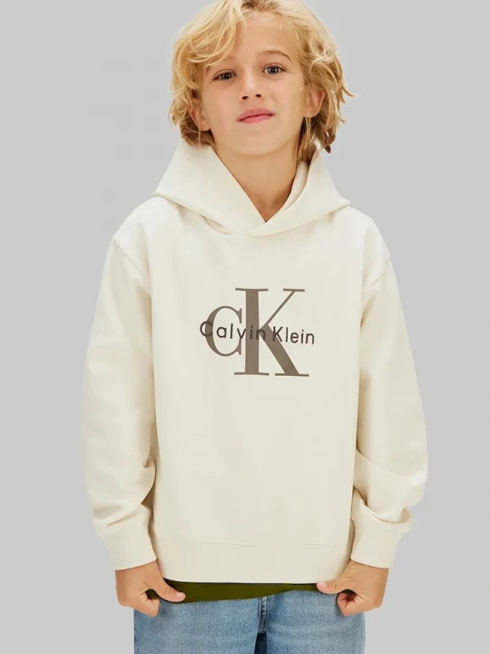 Obrázek produktu Calvin Klein Jeans Dětská mikina Calvin Klein Jeans béžová