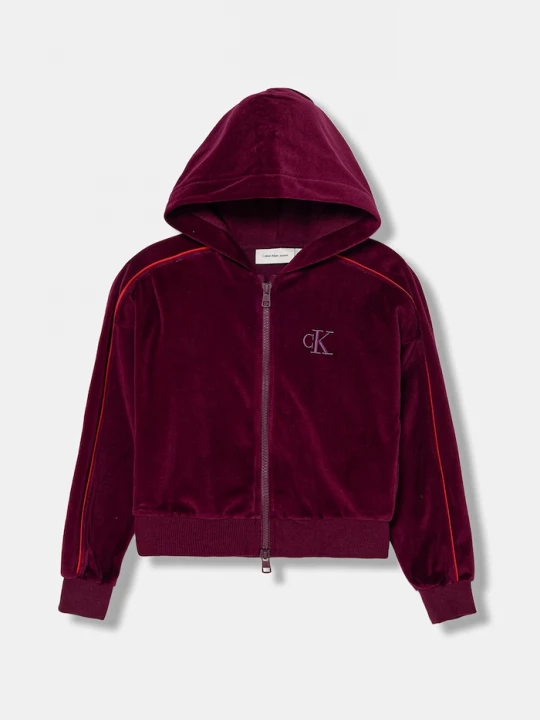 Obrázek produktu Calvin Klein Jeans Dětská mikina Calvin Klein Jeans burgundské