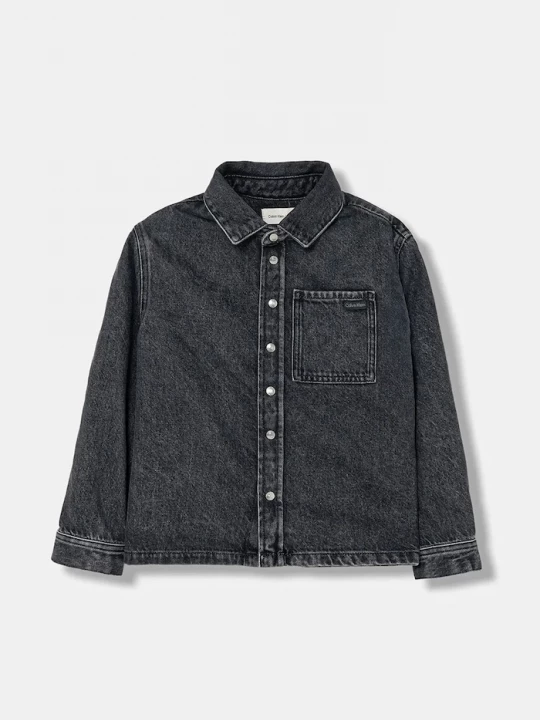 Obrázek produktu Calvin Klein Jeans Dětská riflová košile Calvin Klein Jeans černá