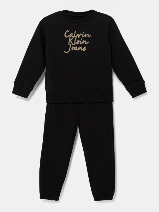 Obrázek produktu Calvin Klein Jeans Dětská tepláková souprava Calvin Klein Jeans černá