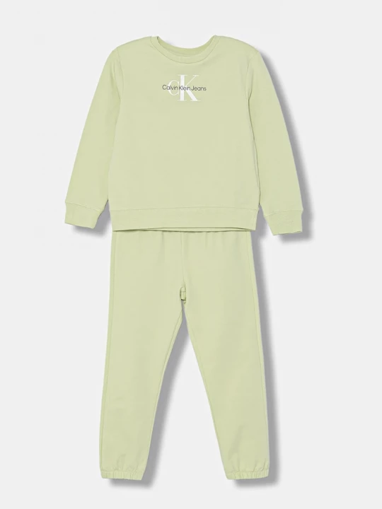 Obrázek produktu Calvin Klein Jeans Dětská tepláková souprava Calvin Klein Jeans zelená