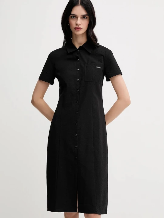 Obrázek produktu Calvin Klein Jeans Dětské bavlněné šaty Calvin Klein Jeans černá