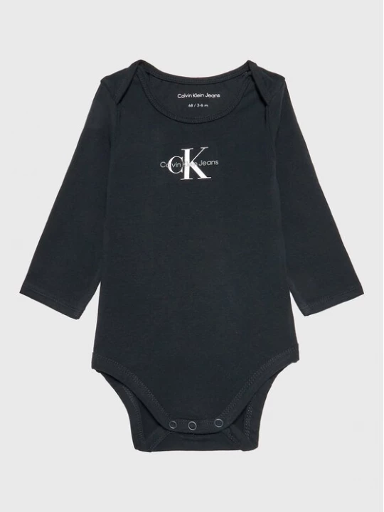 Obrázek produktu Calvin Klein Jeans Dětské body Monogram IN0IN00033 Černá Regular Fit