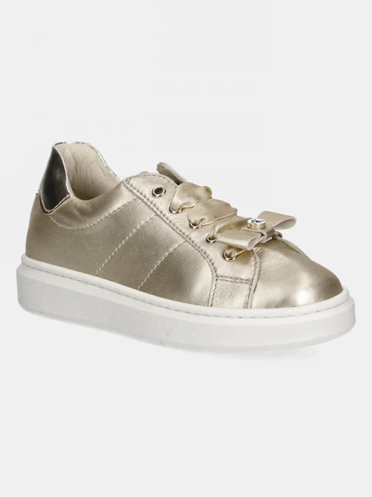 Obrázek produktu Calvin Klein Jeans Dětské kožené sneakers boty Calvin Klein Jeans zlatá