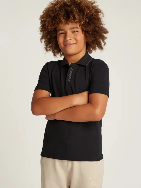 Obrázek produktu Calvin Klein Jeans Dětské polo tričko Calvin Klein Jeans 0 černá