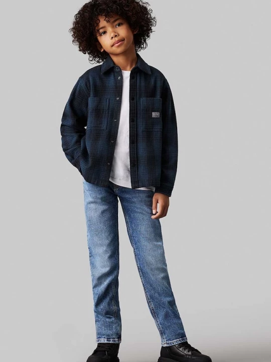 Obrázek produktu Calvin Klein Jeans Dětské rifle Calvin Klein Jeans modrá