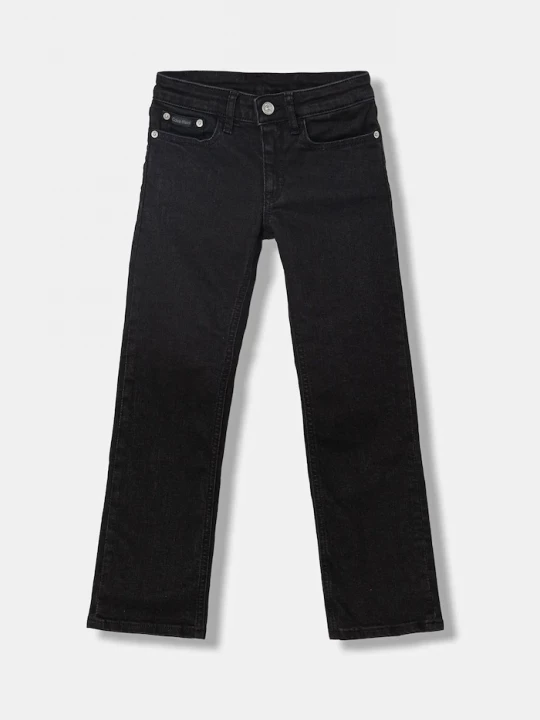 Obrázek produktu Calvin Klein Jeans Dětské rifle MR STRAIGHT černá