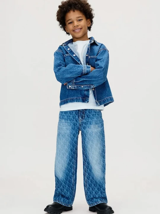 Obrázek produktu Calvin Klein Jeans Dětské rifle Calvin Klein Jeans SKATER modrá