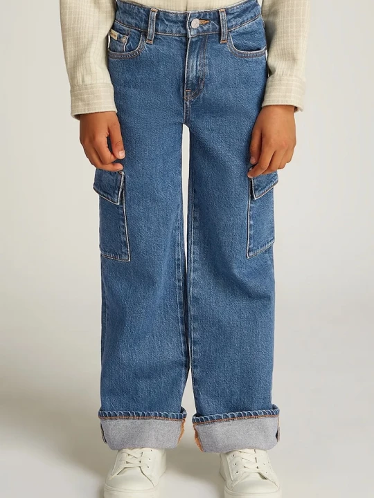 Obrázek produktu Calvin Klein Jeans Dětské rifle Calvin Klein Jeans SKATER RGD modrá