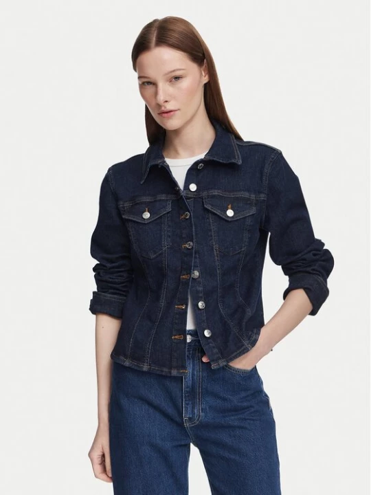 Obrázek produktu Calvin Klein Jeans džínová košile LV047G749G Tmavomodrá Slim Fit
