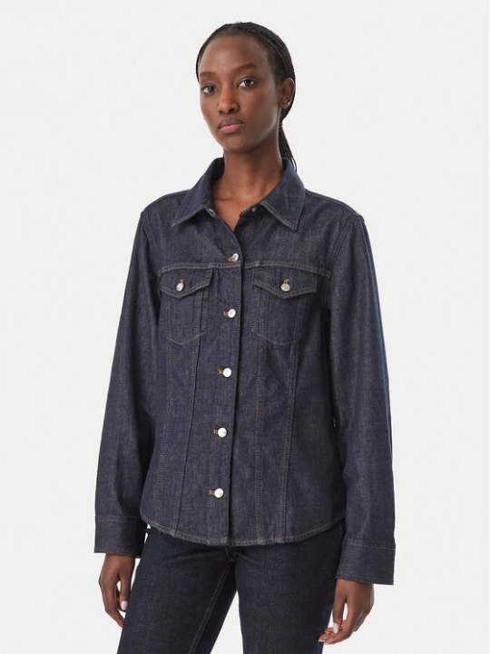 Obrázek produktu Calvin Klein Jeans džínová košile Trucker LV047H777G Tmavomodrá Slim Fit