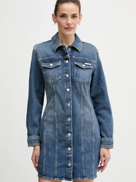 Obrázek produktu Calvin Klein Jeans Džínové šaty Calvin Klein Jeans modrá