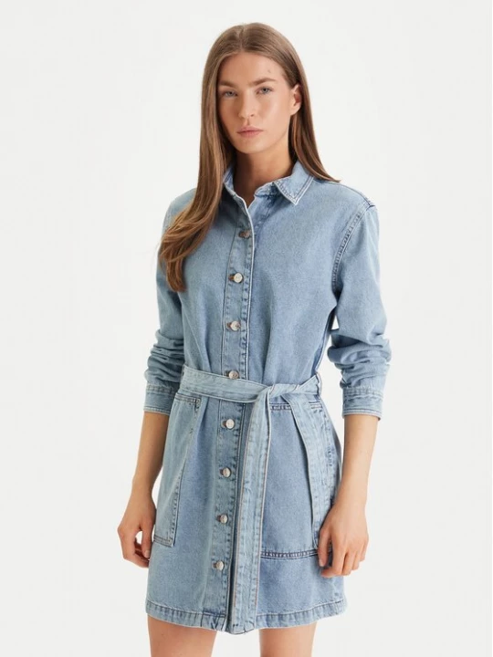 Obrázek produktu Calvin Klein Jeans Džínové šaty LV047F671G Modrá Regular Fit