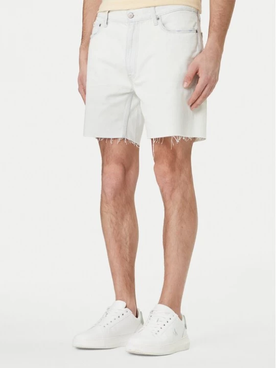 Obrázek produktu Calvin Klein Jeans Džínové šortky Classic LV04RF787G Écru Regular Fit Krémová