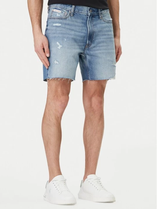 Obrázek produktu Calvin Klein Jeans Džínové šortky LV04RF790G Modrá Slim Fit