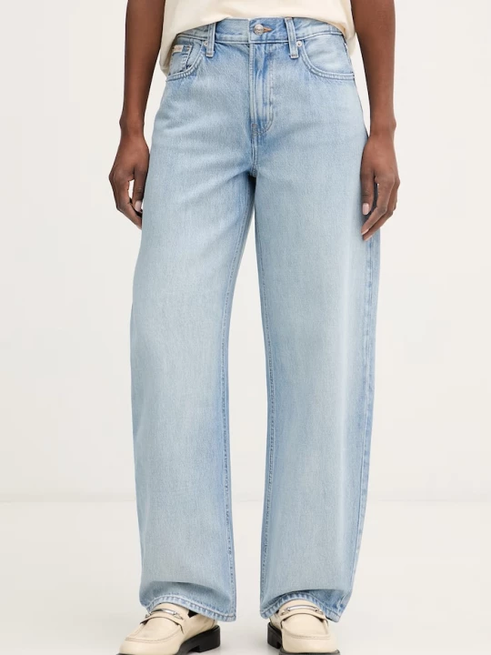 Obrázek produktu Calvin Klein Jeans džíny barrel dámské modrá