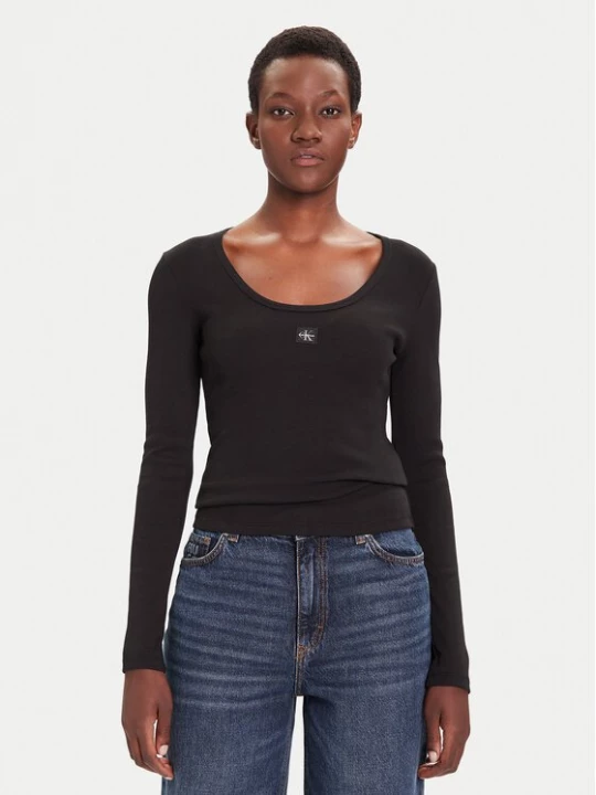 Obrázek produktu Calvin Klein Jeans Halenka LV047D218G Černá Slim Fit