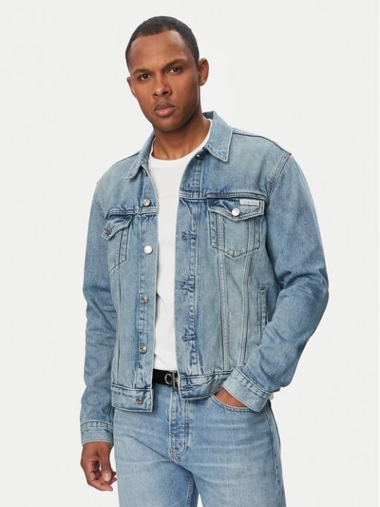 Obrázek produktu Calvin Klein Jeans Jeansová bunda Classic LV04RF957G Modrá Regular Fit