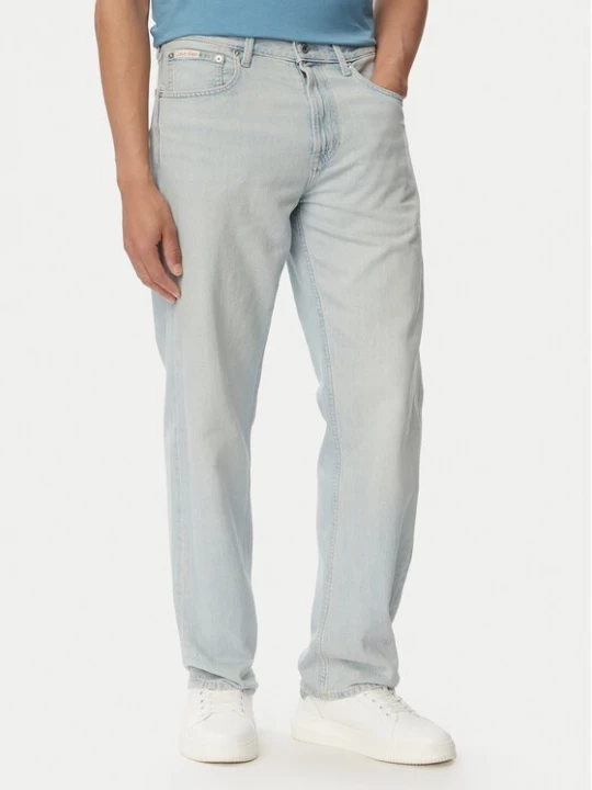 Obrázek produktu Calvin Klein Jeans Jeansy 90S LV04RG701G Světle modrá Straight Fit