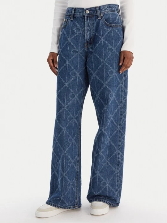 Obrázek produktu Calvin Klein Jeans Jeansy Low Rise Baggy LV047D709G Modrá Loose Fit