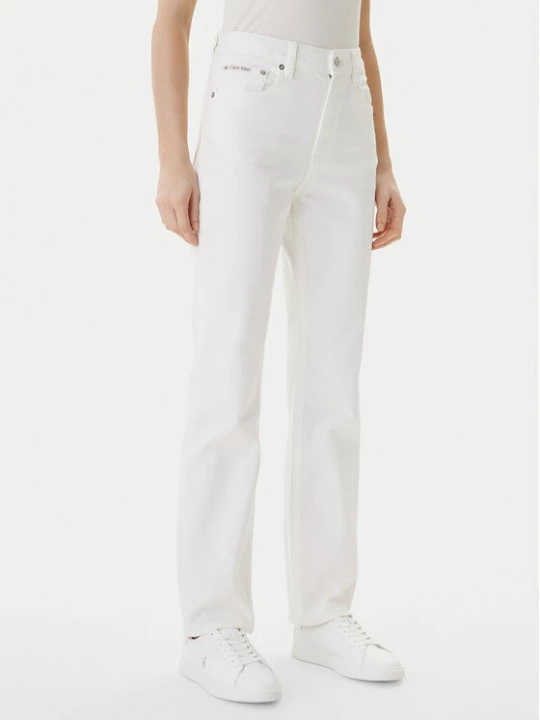 Obrázek produktu Calvin Klein Jeans Jeansy LV047F712G Écru Straight Fit Krémová