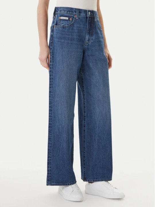 Obrázek produktu Calvin Klein Jeans Jeansy LV047F727G Tmavomodrá Wide Leg