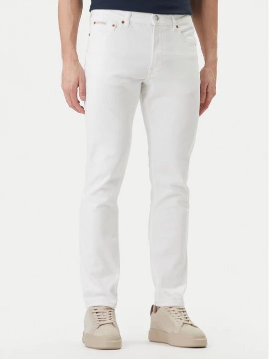 Obrázek produktu Calvin Klein Jeans Jeansy LV04RF751G Écru Slim Fit Krémová