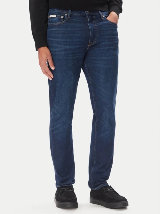 Obrázek produktu Calvin Klein Jeans Jeansy Tapered LV04RH934G Tmavomodrá Straight Leg