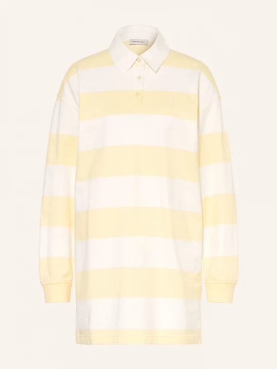 Obrázek produktu Calvin Klein Jeans Jerseyové Polo Šaty tmavě žlutá / bílá