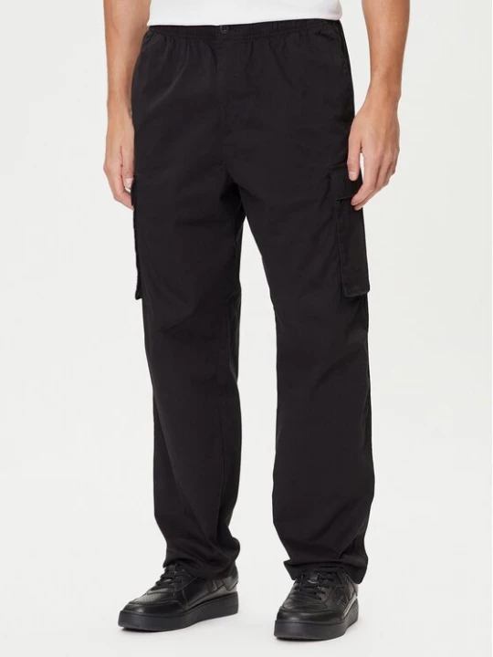 Obrázek produktu Calvin Klein Jeans Kalhoty z materiálu LV040EM616 Černá Straight Fit