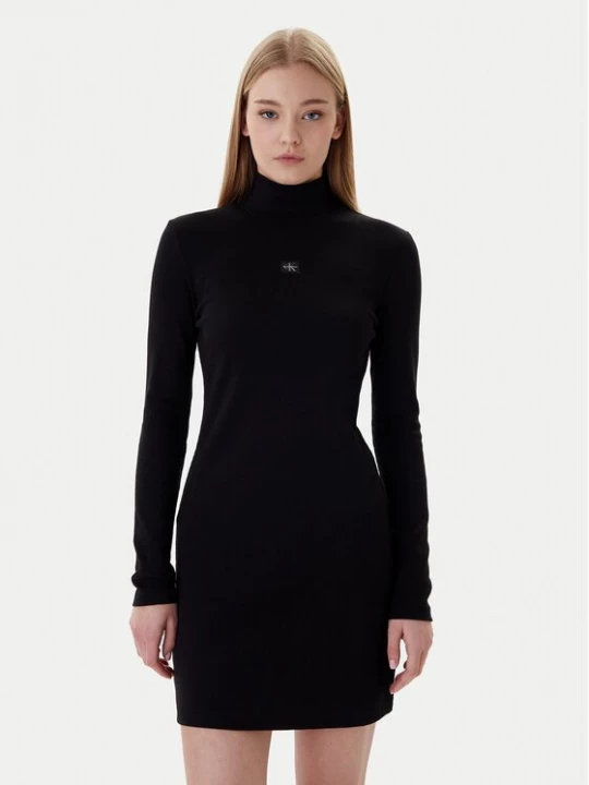 Obrázek produktu Calvin Klein Jeans Každodenní šaty LV047E204G Černá Slim Fit