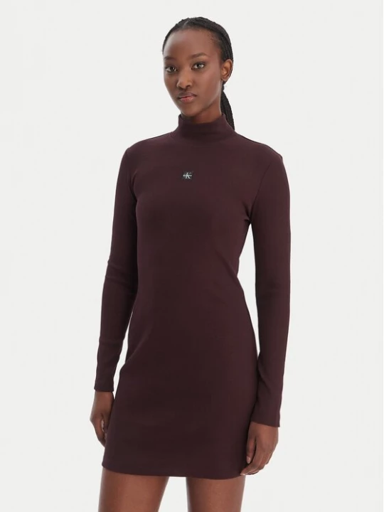 Obrázek produktu Calvin Klein Jeans Každodenní šaty LV047E204G Hnědá Slim Fit