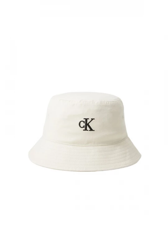 Obrázek produktu Calvin Klein Jeans Klobouk 'CK Monogram Embroidery' černá / bílá